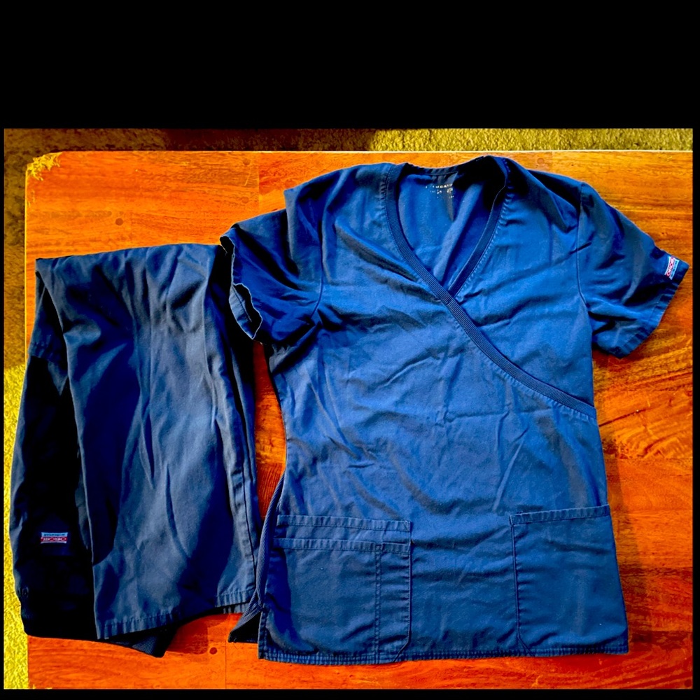 Cherokee Workwear Navy Medium Scrub Set
